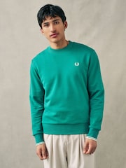 Fred Perry Crew Neck Sweatshirt - Image 3 of 8
