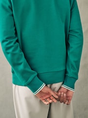 Fred Perry Crew Neck Sweatshirt - Image 6 of 8
