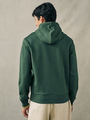 Зеленый - Толстовка без застежек с контрастной отделкой Fred Perry - Image 2 of 7