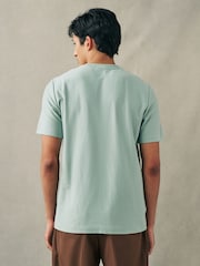 Camiseta de piqué y crepé a rayas de Fred Perry - Imagen 3 de 6