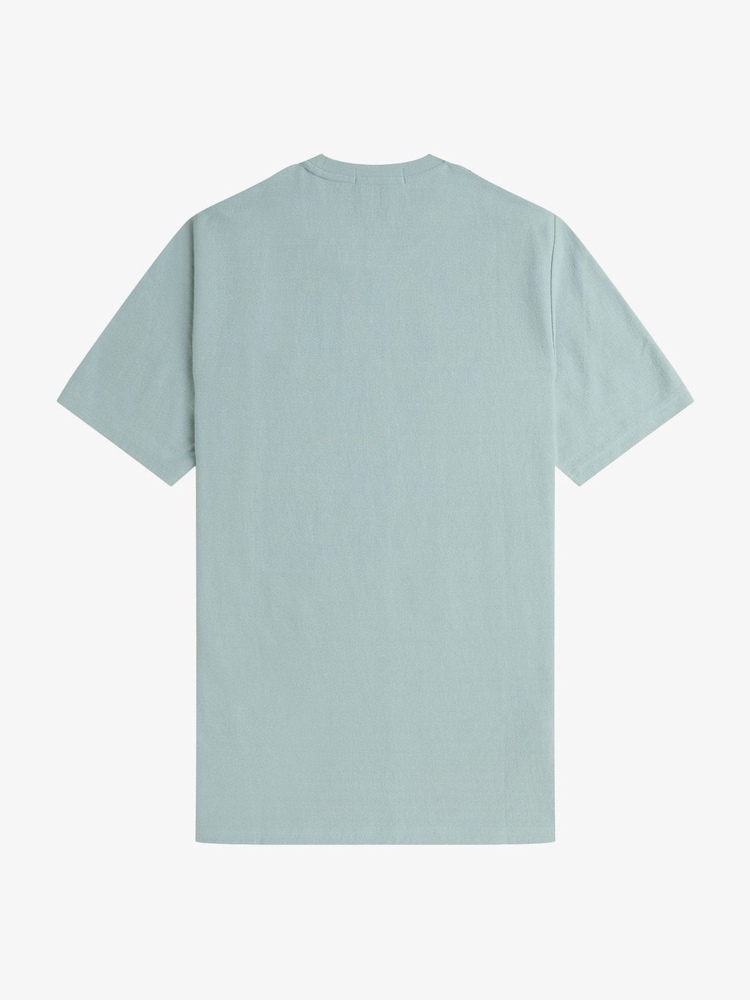 Camiseta de piqué y crepé a rayas de Fred Perry - Imagen 6 de 6