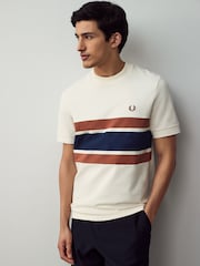 Fred Perry Panelled T-Shirt - Image 1 of 5