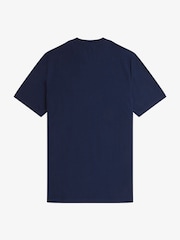 Fred Perry Striped Crepe Pique T-Shirt - Image 6 of 6