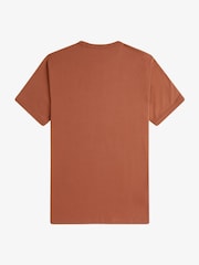 Светло-коричневый - Fred Perry Cotton T-Shirt - Image 6 of 6