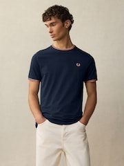 Fred Perry Twin Tipped Logo T-Shirt - Image 1 of 7
