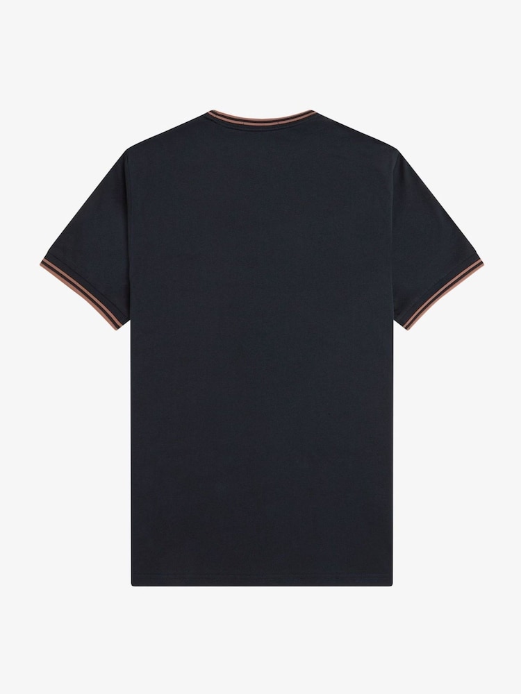 Fred Perry Twin Tipped Logo T-Shirt - Image 7 of 7