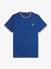 Fred Perry Twin Tipped Logo T-Shirt - Image 5 of 6