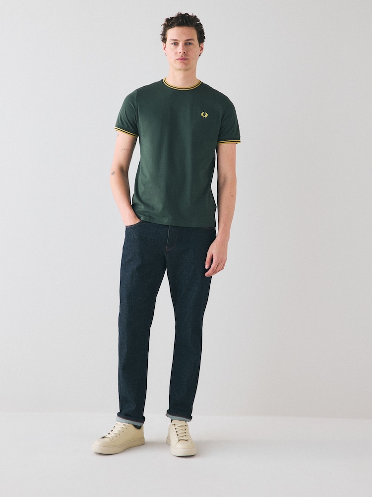 Fred Perry Twin Tipped Logo T-Shirt - Image 3 of 6