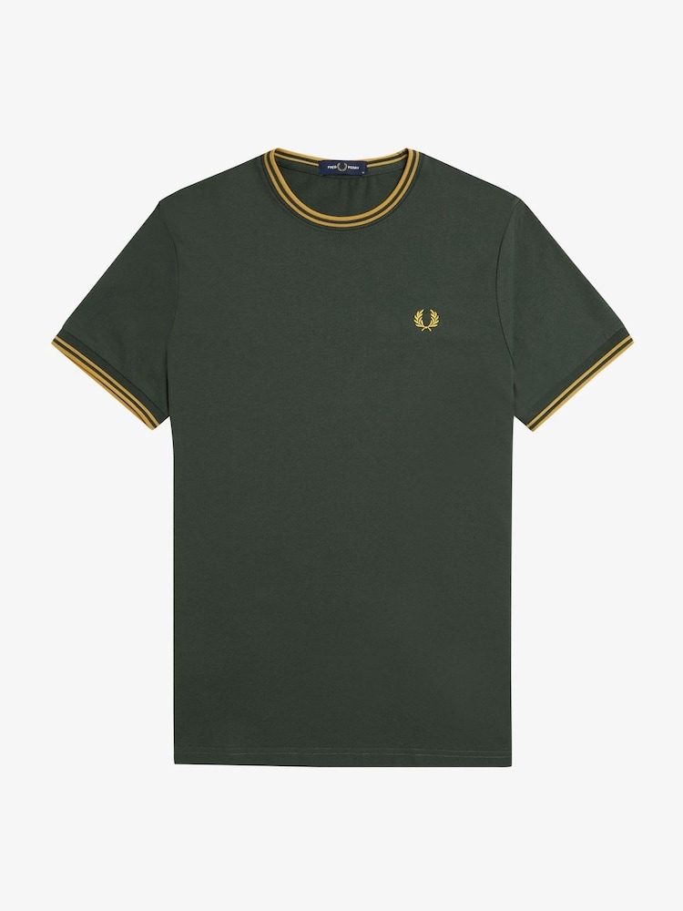Fred Perry Twin Tipped Logo T-Shirt - Image 5 of 6