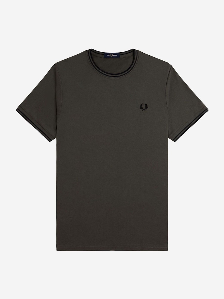 Fred Perry Twin Tipped Logo T-Shirt - Image 5 of 6