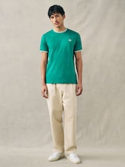 Fred Perry Twin Tipped Logo T-Shirt - Image 3 of 7
