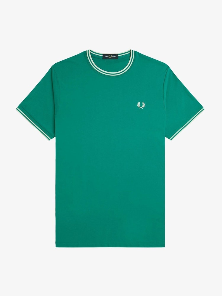 Fred Perry Twin Tipped Logo T-Shirt - Image 6 of 7