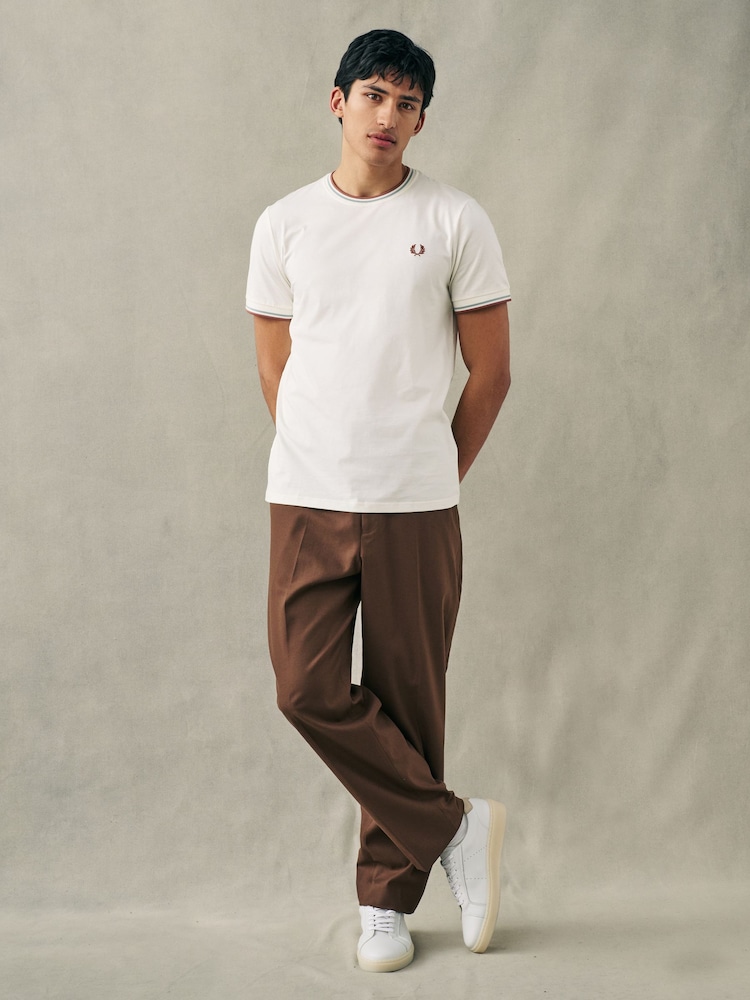 Fred Perry Twin Tipped Logo T-Shirt - Image 2 of 6