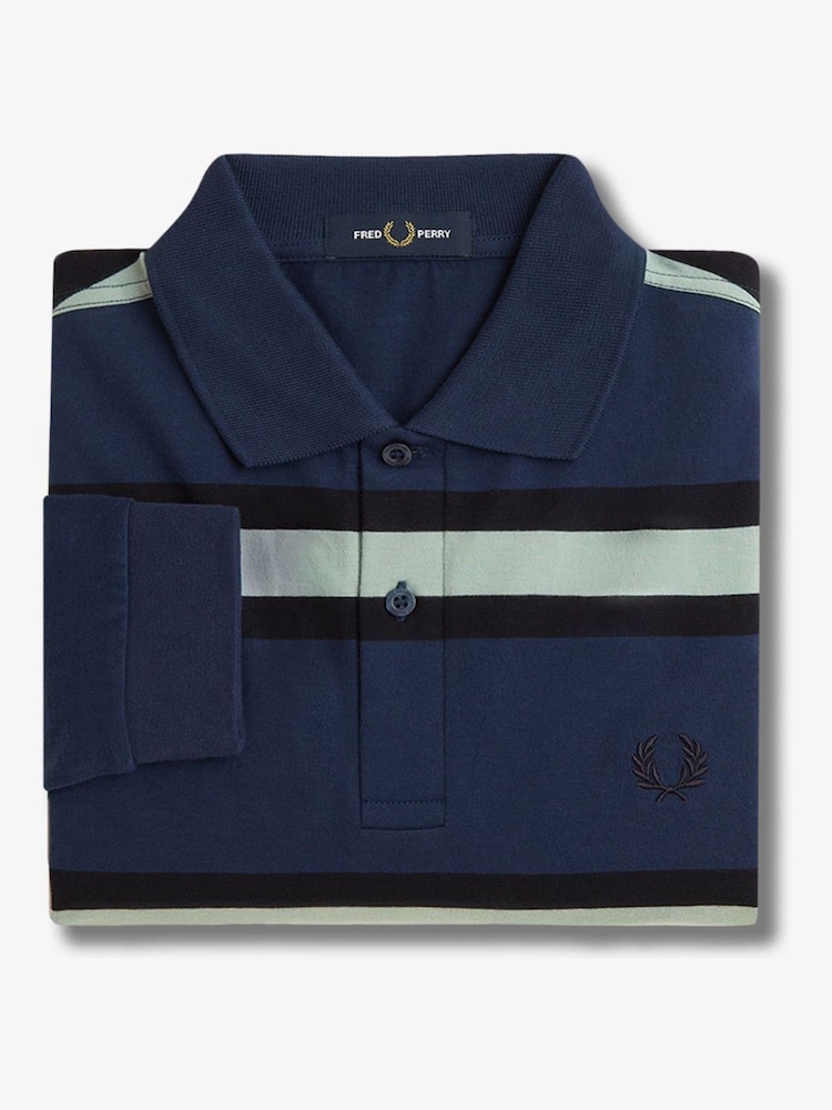 Fred Perry LS Rugby Polo Shirt - Image 6 of 6