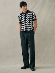 Fred Perry Brentham Knitted Polo Shirt - Image 2 of 6