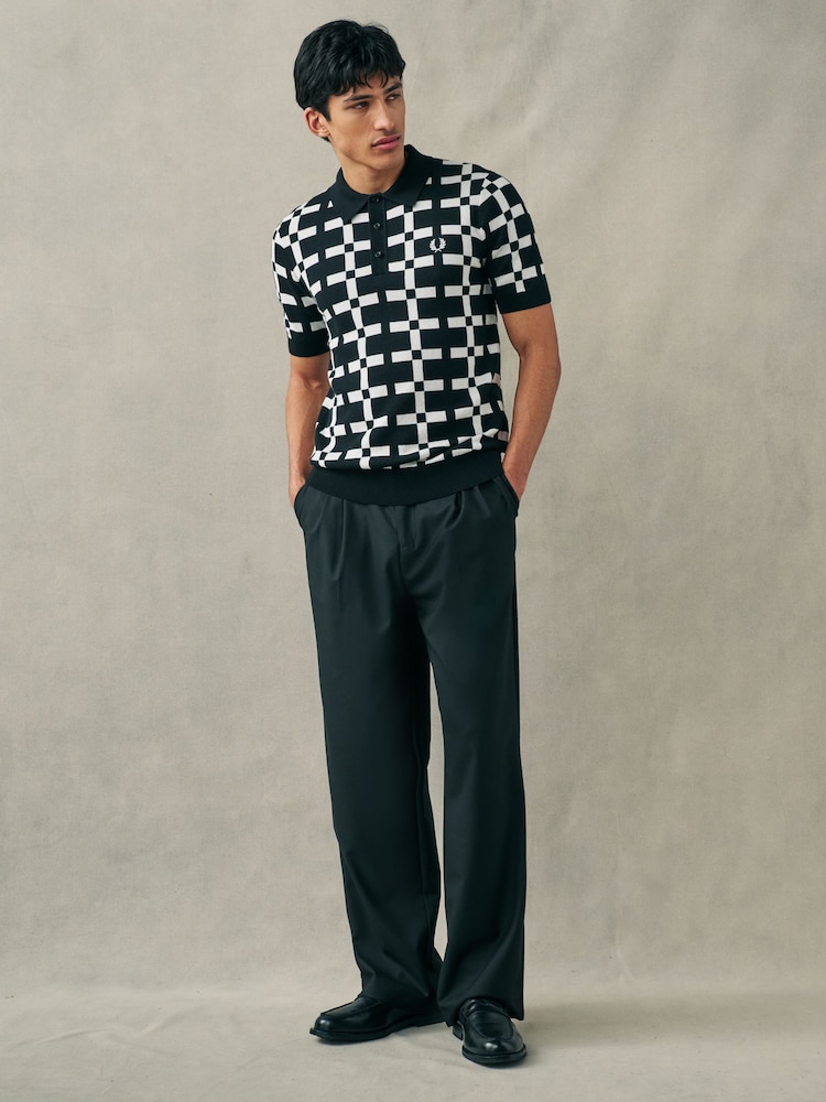 Fred Perry Brentham Knitted Polo Shirt - Image 2 of 6