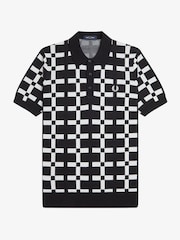 Fred Perry Brentham Knitted Polo Shirt - Image 5 of 6