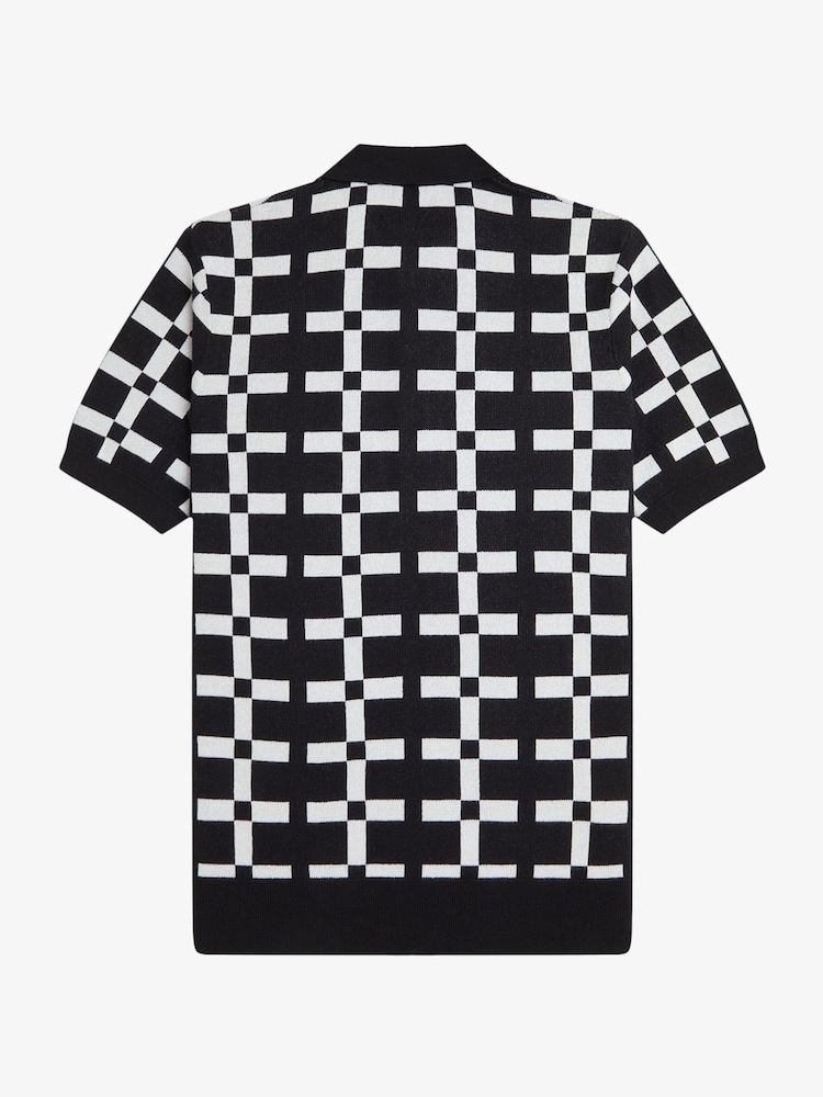 Fred Perry Brentham Knitted Polo Shirt - Image 6 of 6