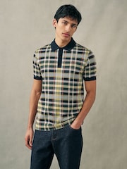 Fred Perry Tartan Polo Shirt - Image 1 of 8