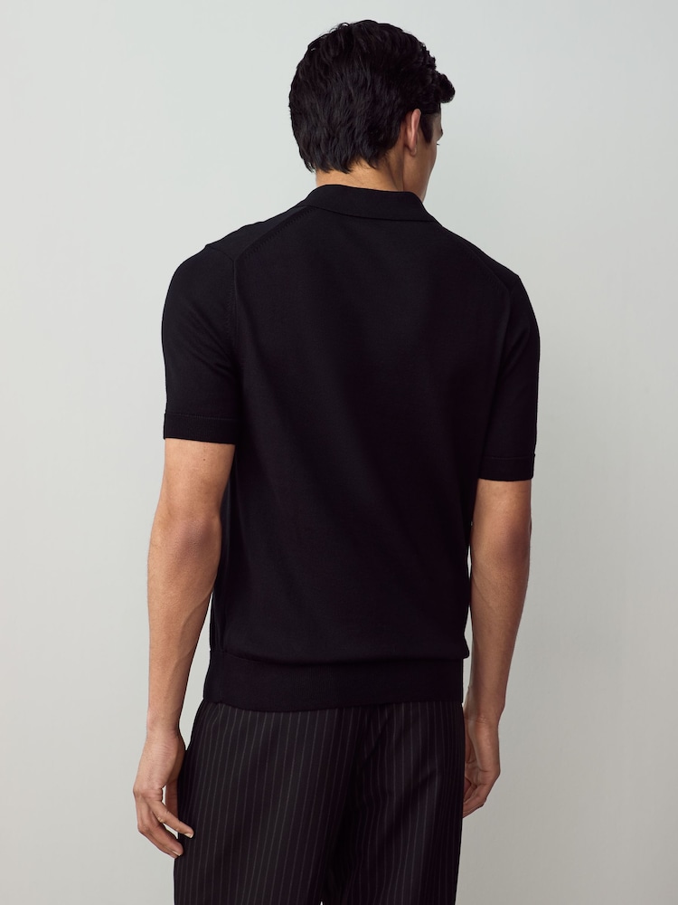 Fred Perry Cotton Knitted Polo Shirt - Image 2 of 6