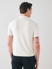 Fred Perry Cotton Knitted Polo Shirt - Image 2 of 6