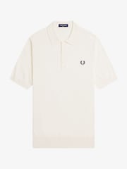 Fred Perry Cotton Knitted Polo Shirt - Image 5 of 6