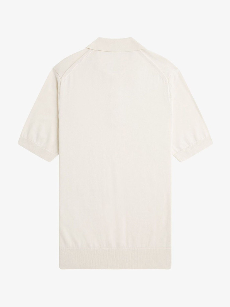 Fred Perry Cotton Knitted Polo Shirt - Image 6 of 6