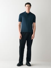 Fred Perry Cotton Knitted Polo Shirt - Image 3 of 6