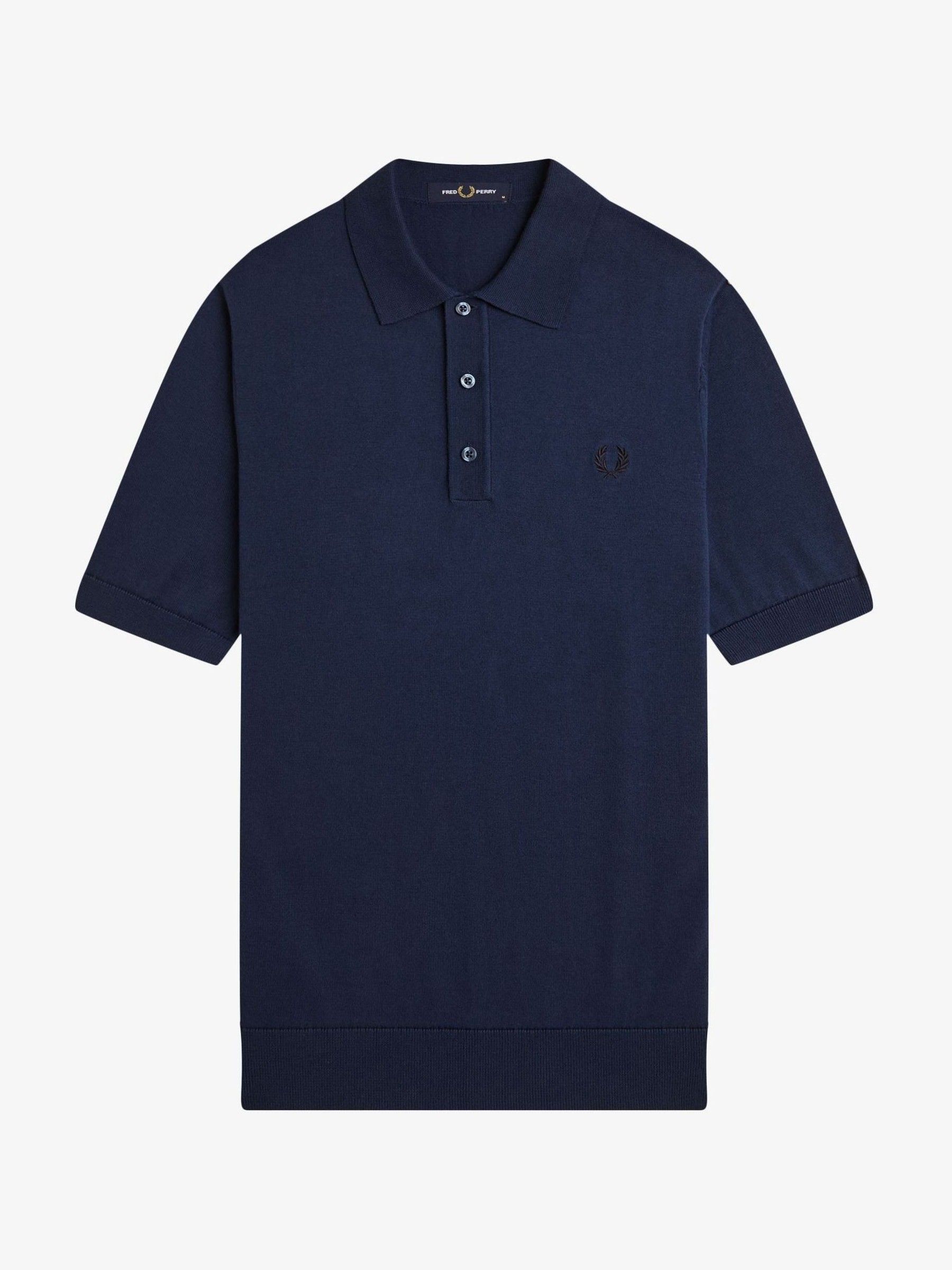 Buy Fred Perry Cotton Knitted Polo Shirt from Next USA
