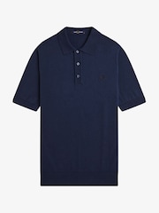 Fred Perry Cotton Knitted Polo Shirt - Image 5 of 6