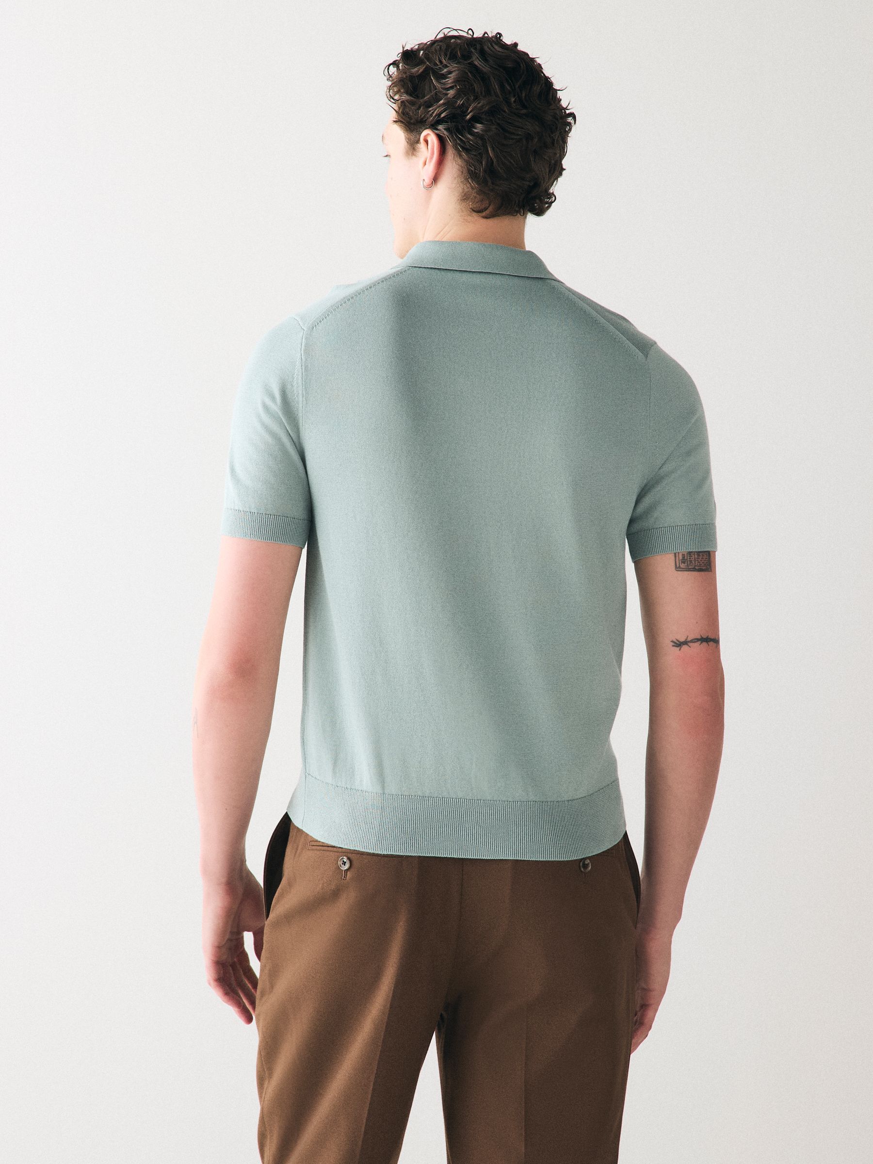 Buy Fred Perry Cotton Knitted Polo Shirt from Next USA Buy Fred Perry Cotton Knitted Polo Shirt from Next USA