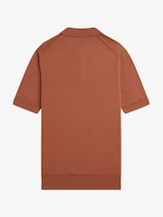 Fred Perry Cotton Knitted Polo Shirt - Image 2 of 6