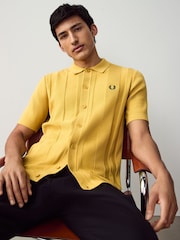 Fred Perry Button Through Short Sleeves Shirt - Image 4 of 7