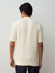 Fred Perry Ribbed Knitted Shirt - Image 2 of 6