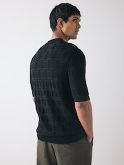 Fred Perry Cable Knitted Shirt - Image 2 of 6