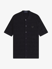 Fred Perry Cable Knitted Shirt - Image 5 of 6