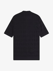 Fred Perry Cable Knitted Shirt - Image 6 of 6
