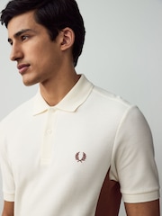 Fred Perry Текстурированная панель рубашки поло - Изображение 1 из 7