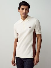 Fred Perry Текстурированная панель рубашки поло - Изображение 2 из 7