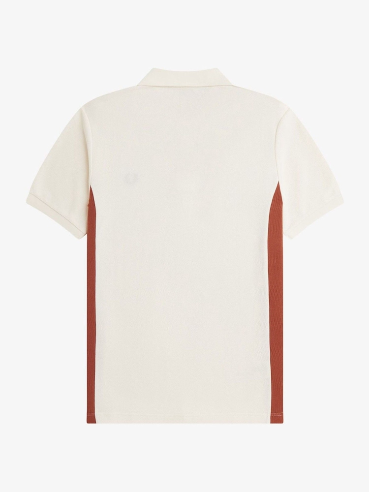 Fred Perry Textured Panel Polo Shirt - Image 6 of 7