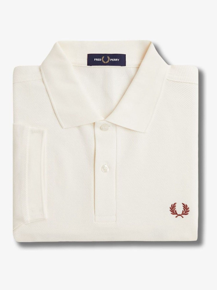 Fred Perry Текстурированная панель рубашки поло - Изображение 7 из 7