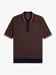 Fred Perry Textured Knitted Shirt - Image 5 of 6