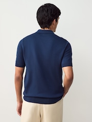 Fred Perry Vertical Stripe Zip Neck Shirt - Image 2 of 6