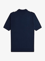 Fred Perry Vertical Stripe Zip Neck Shirt - Image 6 of 6
