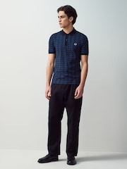 Fred Perry Pattern Polo Shirt - Image 1 of 7