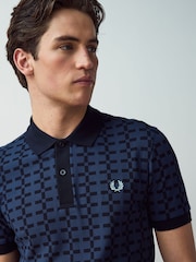 Fred Perry Pattern Polo Shirt - Image 4 of 7
