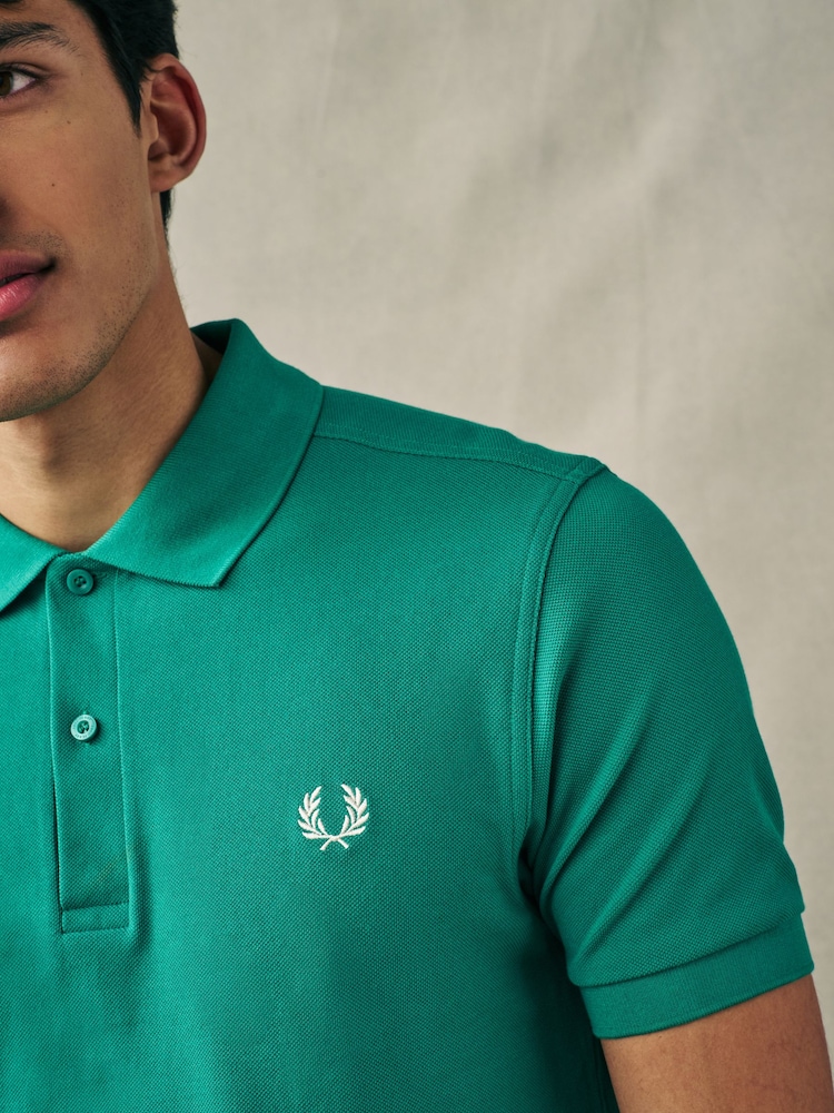 Fred Perry Plain Polo Shirt - Image 5 of 8