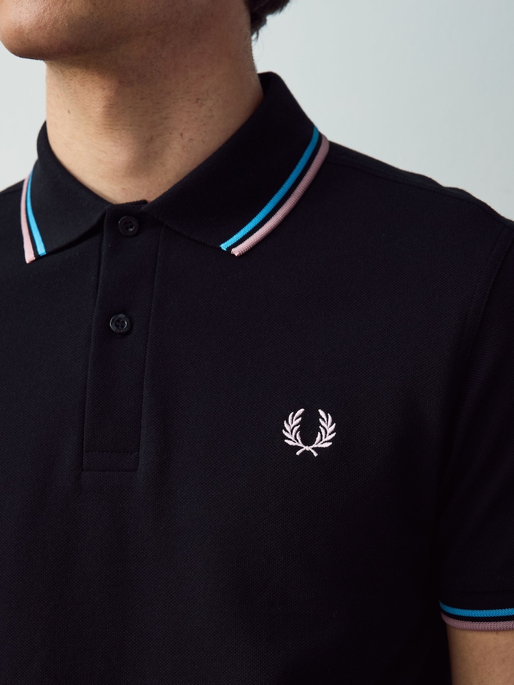 Fred Perry Twin Tipped Polo Shirt - Image 5 of 8