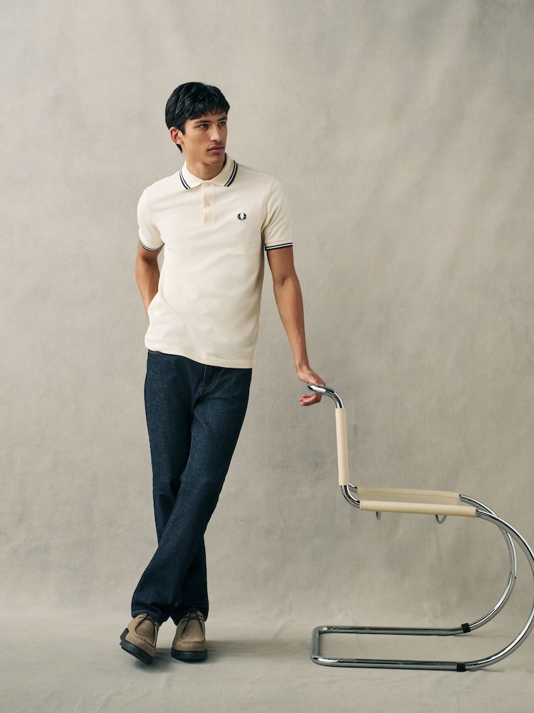 Fred Perry Twin Tipped Polo Shirt - Image 3 of 8