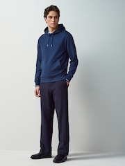 Синий - Толстовка без застежек с контрастной отделкой Fred Perry - Image 3 of 7